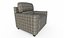 Sillón escocés Gleason Sofá Low Poly