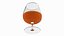 Cognac Tasting Glass with Amber Liquor