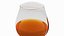 Cognac Tasting Glass with Amber Liquor