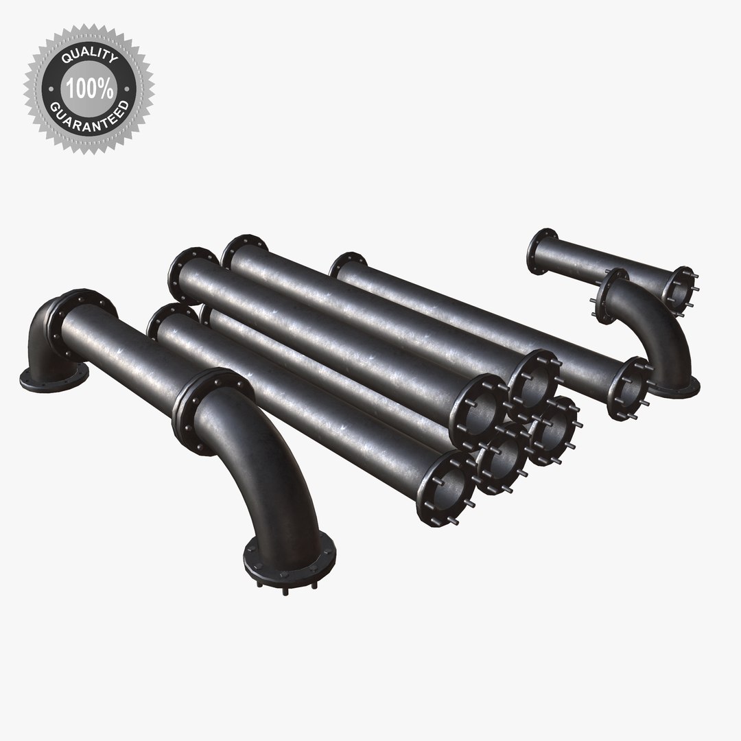 Fbx Ready Modular Pipe Set