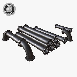 fbx ready modular pipe set