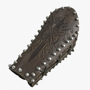 3D Embossed Arm Bracers