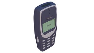 Nokia 3310 3D Model 3D model
