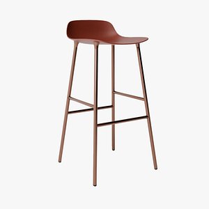 The Form bar stool 3D