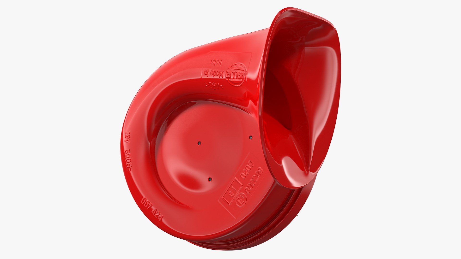 Hella Snail Car Horn 500Hz 3D model preview