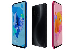 Huawei Nova 5i All Colors Low Poly model
