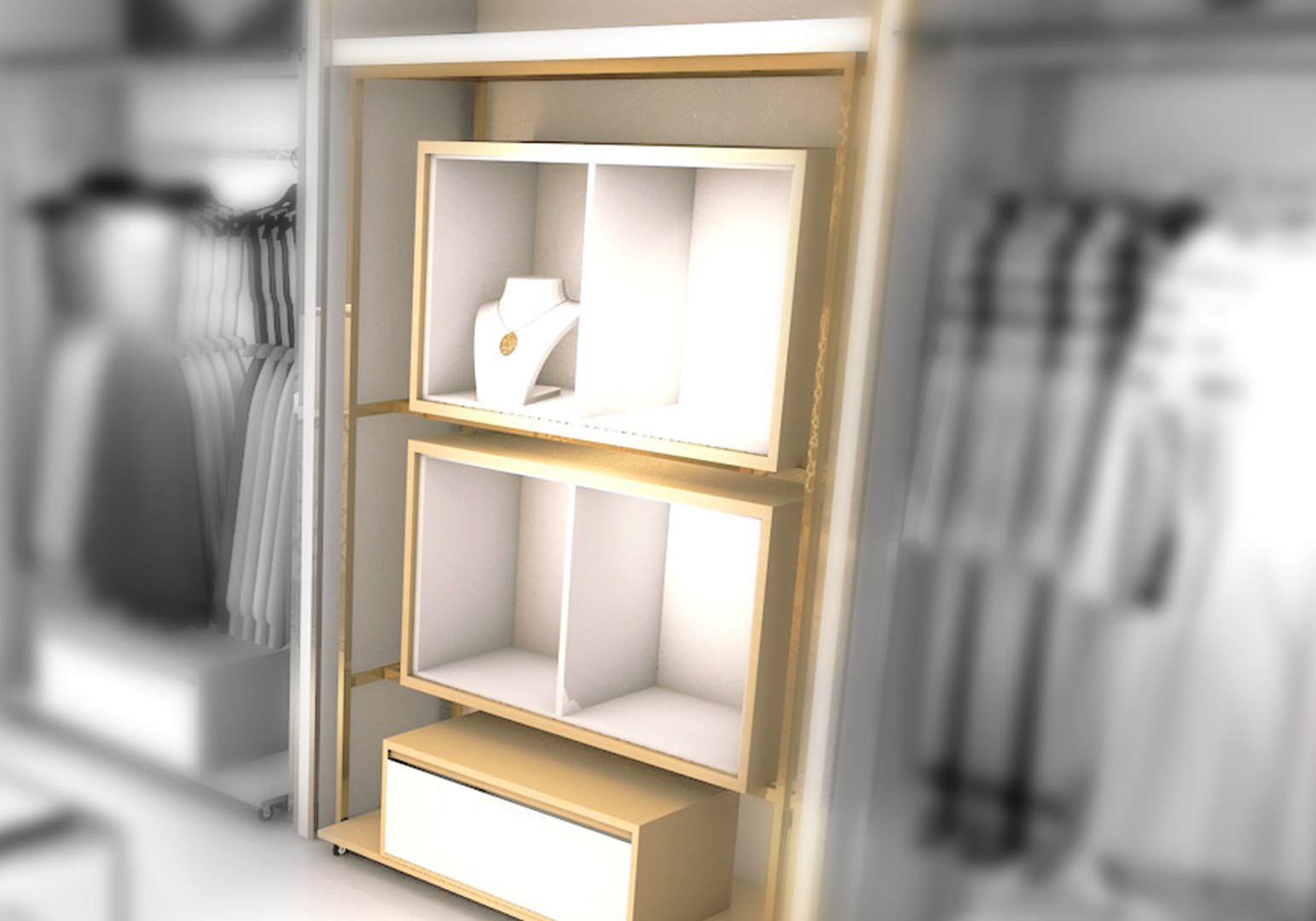 Retail Store Rack Model - TurboSquid 1351872