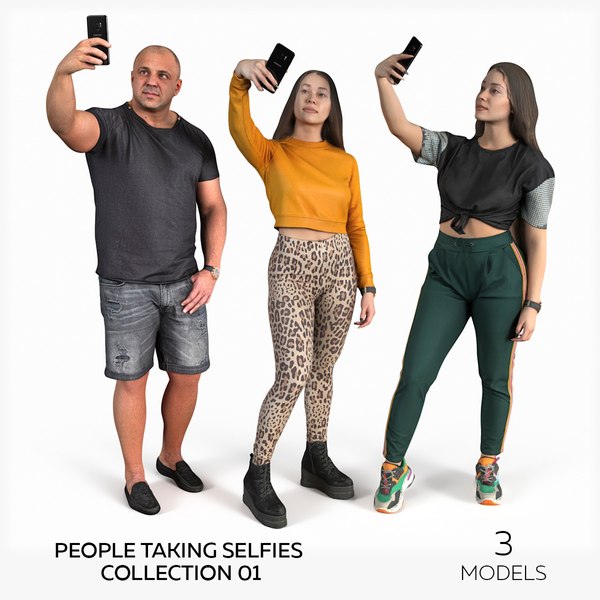 939 Plus Size Woman Taking Selfie Images, Stock Photos, 3D objects