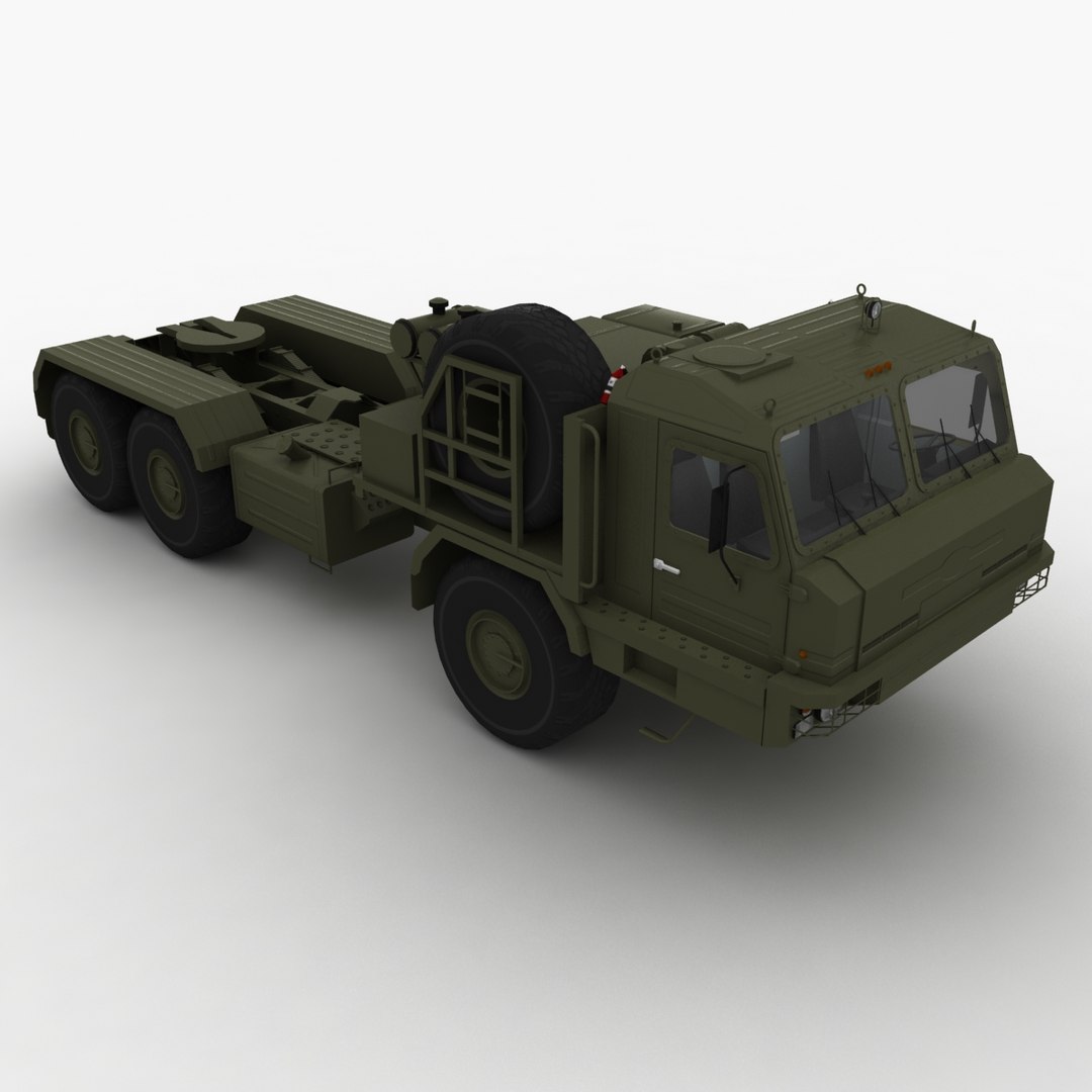 3d model of baz military russian