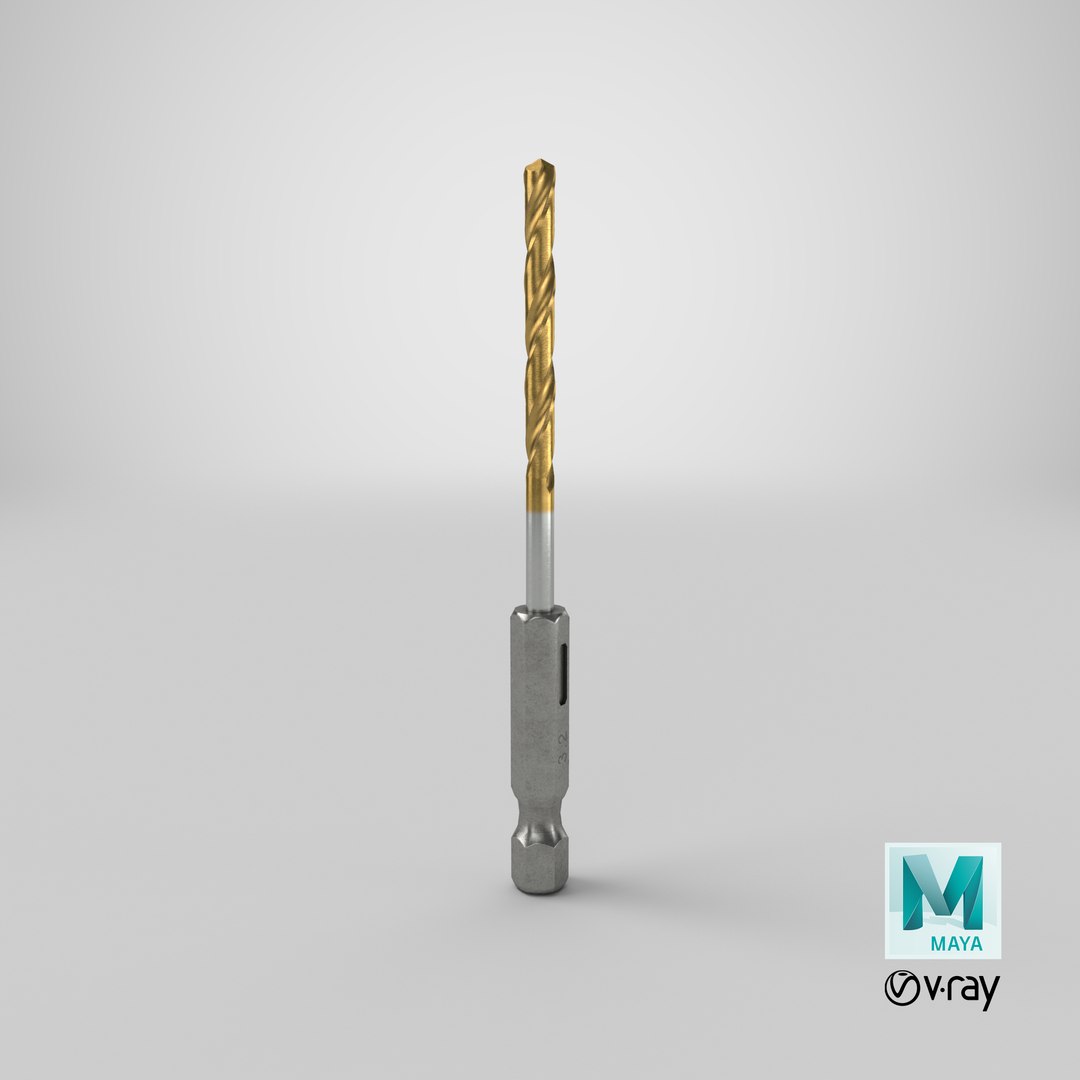 Drill Bit 3 3D Model - TurboSquid 1383240