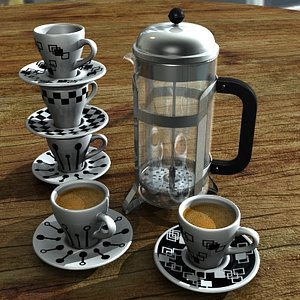 3d model coffee v3