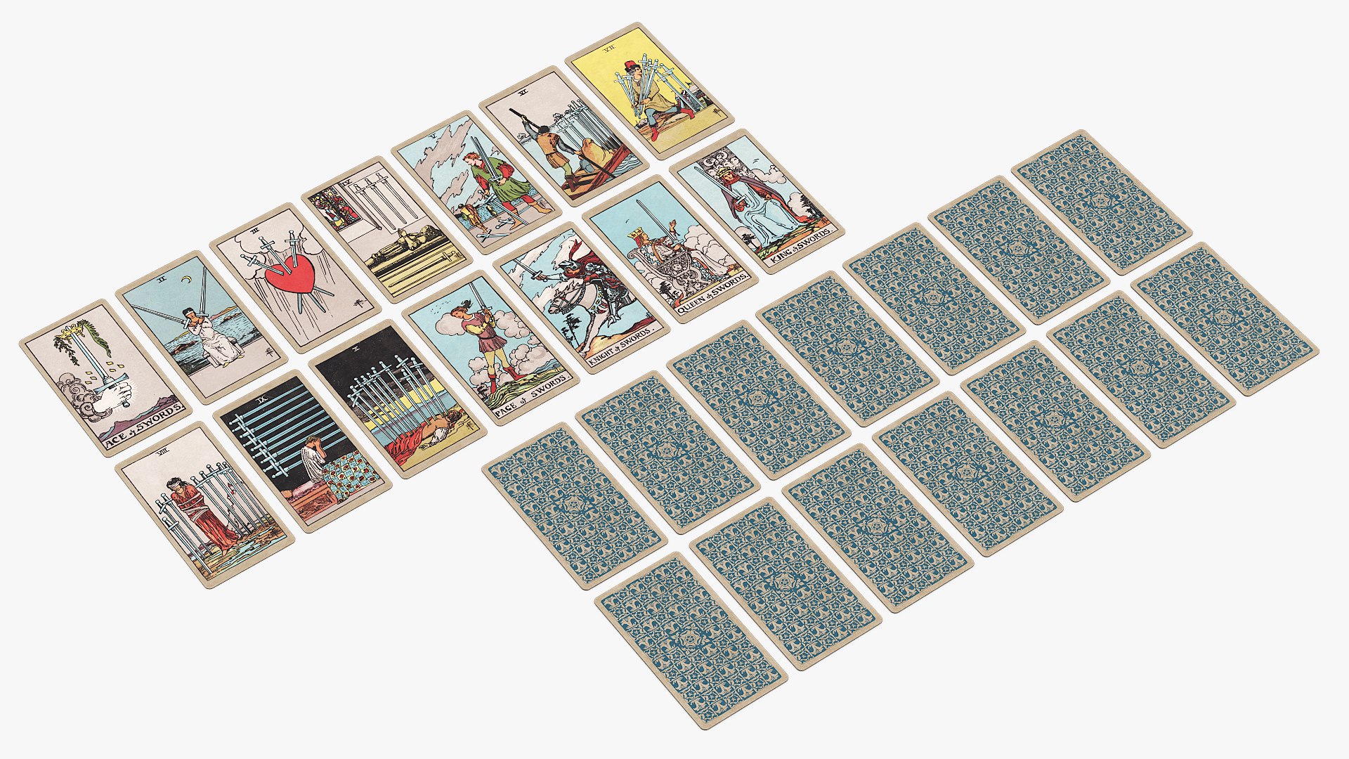 3D Rider Waite Suit of Swords Tarot Cards model https://p.turbosquid.com/ts-thumb/K0/U2mTSC/9n/rider_waite_suit_of_swords_tarot_cards_002/jpg/1785405917/1920x1080/fit_q87/6e5d9a8288e679f6d5ef1ae14b20744174ec21d6/rider_waite_suit_of_swords_tarot_cards_002.jpg
