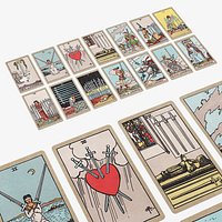 Rider Waite Suit of Swords Tarot Cards