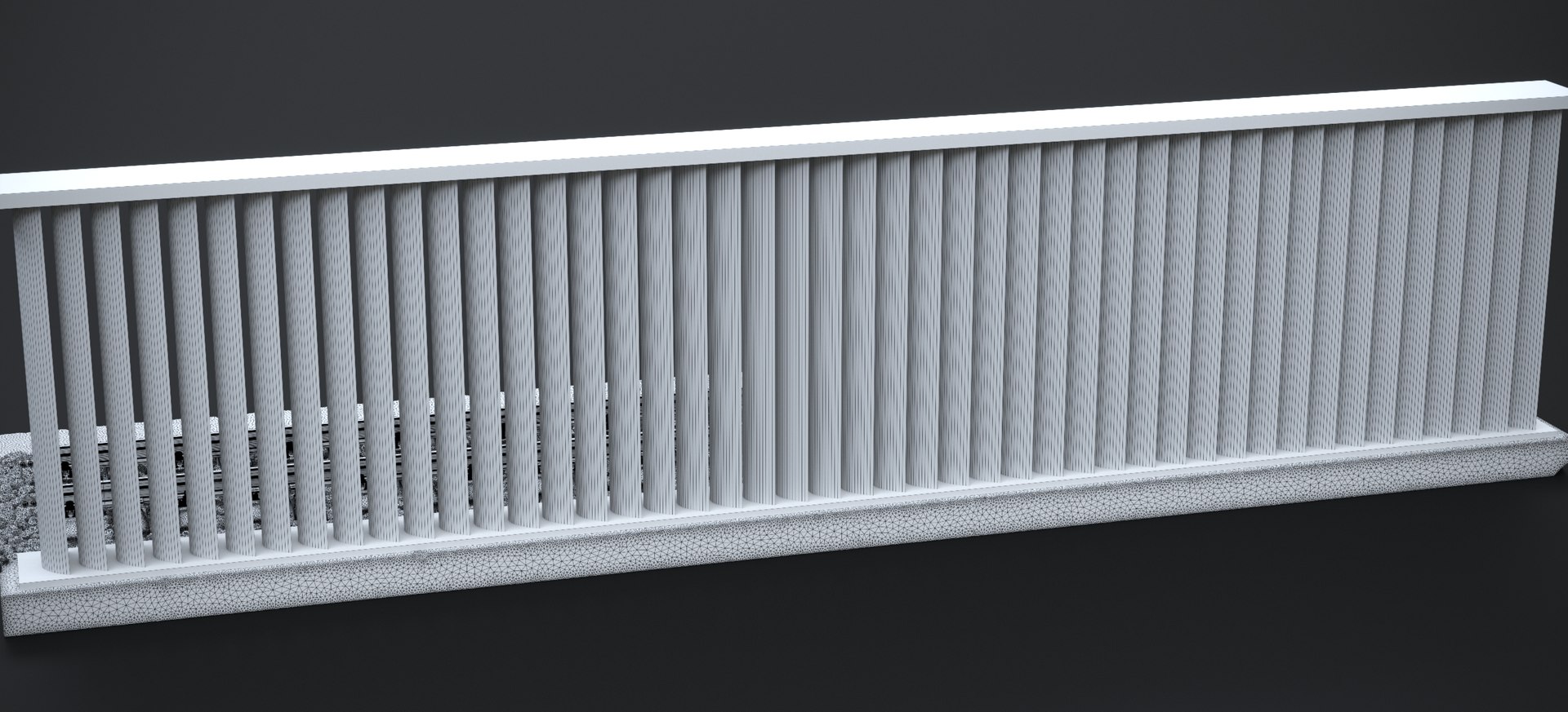 HO SCALE 9IN STR TRACK RESISENTAL WALL BARRIER RAW MAX 2019 model ...