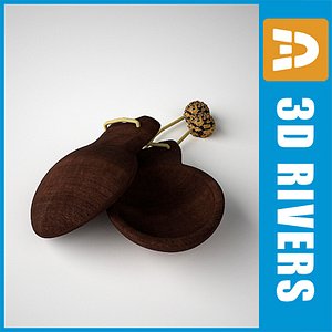 Spanish castanets by 3DRivers