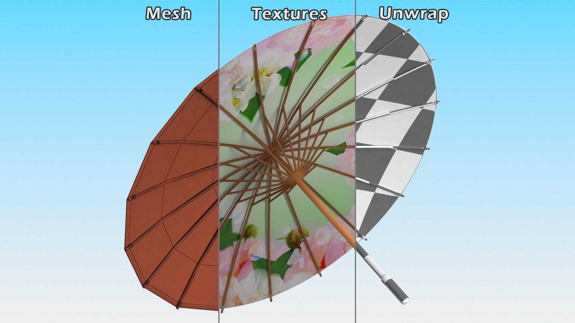 3D Traditional Chinese Paper Umbrellas Collection model https://p.turbosquid.com/ts-thumb/K0/gx1GaU/ln/traditionalchinesepaperumbrellascollection3dsmodel018/jpg/1673372946/1920x1080/fit_q87/05544eb8a96d525d2fdcdb7bff0a6e7c0dc33858/traditionalchinesepaperumbrellascollection3dsmodel018.jpg