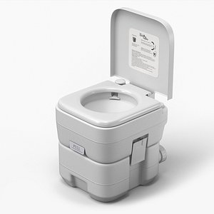 US Comfort Supply Travel Sanitation Toilet White