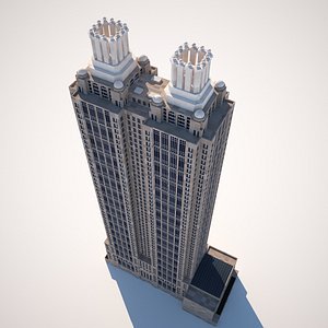 3D 191 Peachtree Tower- Downtown Atlanta model