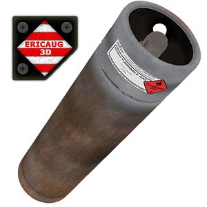 cylinder acetylene flammable 3ds