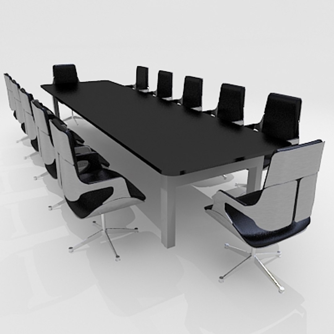 3d Model Meeting Conference Room Furniture