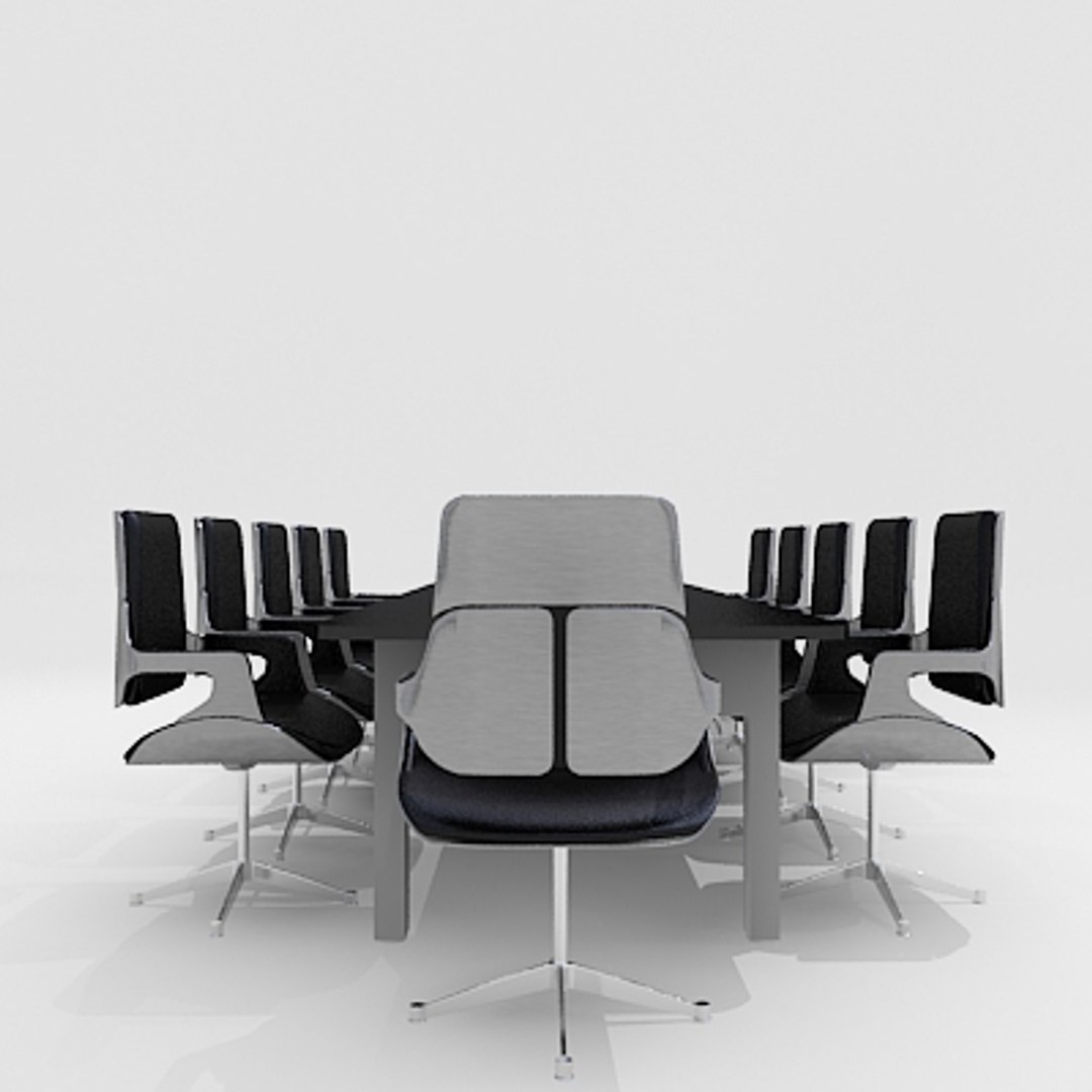 3d Model Meeting Conference Room Furniture