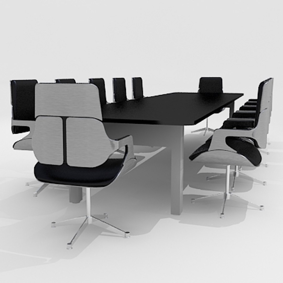 3d Model Meeting Conference Room Furniture