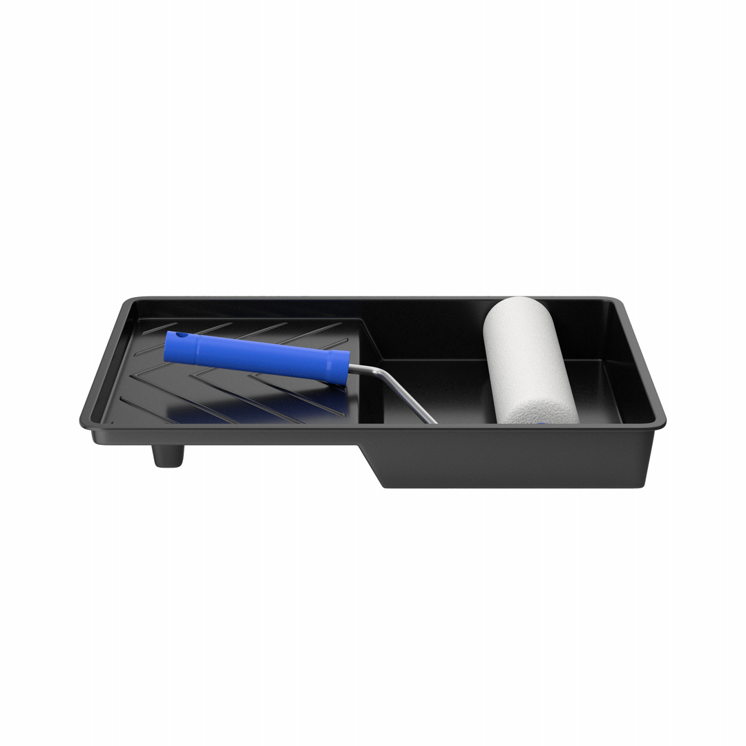 3D Paint Roller And Tray Model TurboSquid 2162245