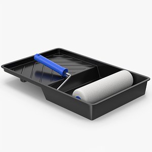 Paint Roller And Tray