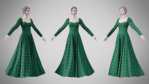 3D Dress 40 Caribbean Green