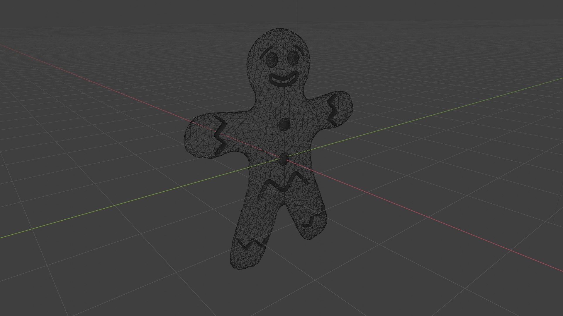 3D Gingerbread Man - TurboSquid 1825129