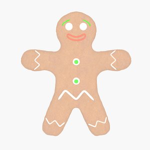 3D Gingerbread Man