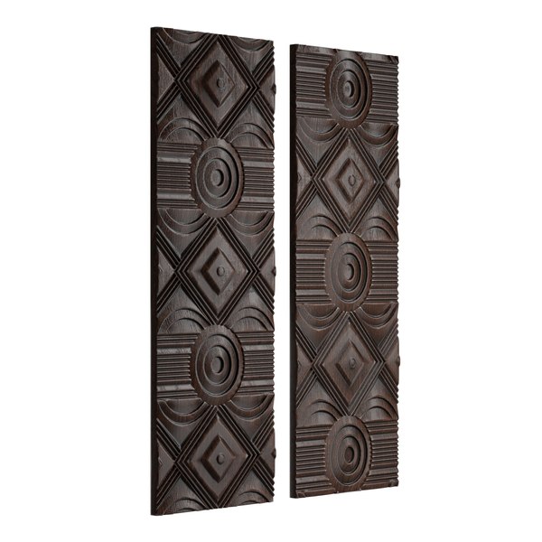 Asuka Wood Wall Panels 3D model TurboSquid 1988822