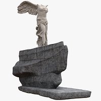 Winged Victory of Samothrace on Pedestal