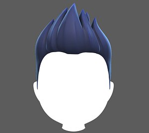 3D Base Hair for Boy V03 model