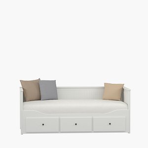 Modello 3D Letto Hemnes Ikea - TurboSquid 1314251