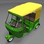 3d model auto rickshaw