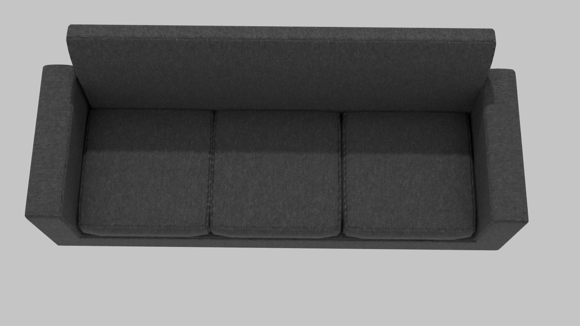 3D Grey couch TurboSquid 2174555