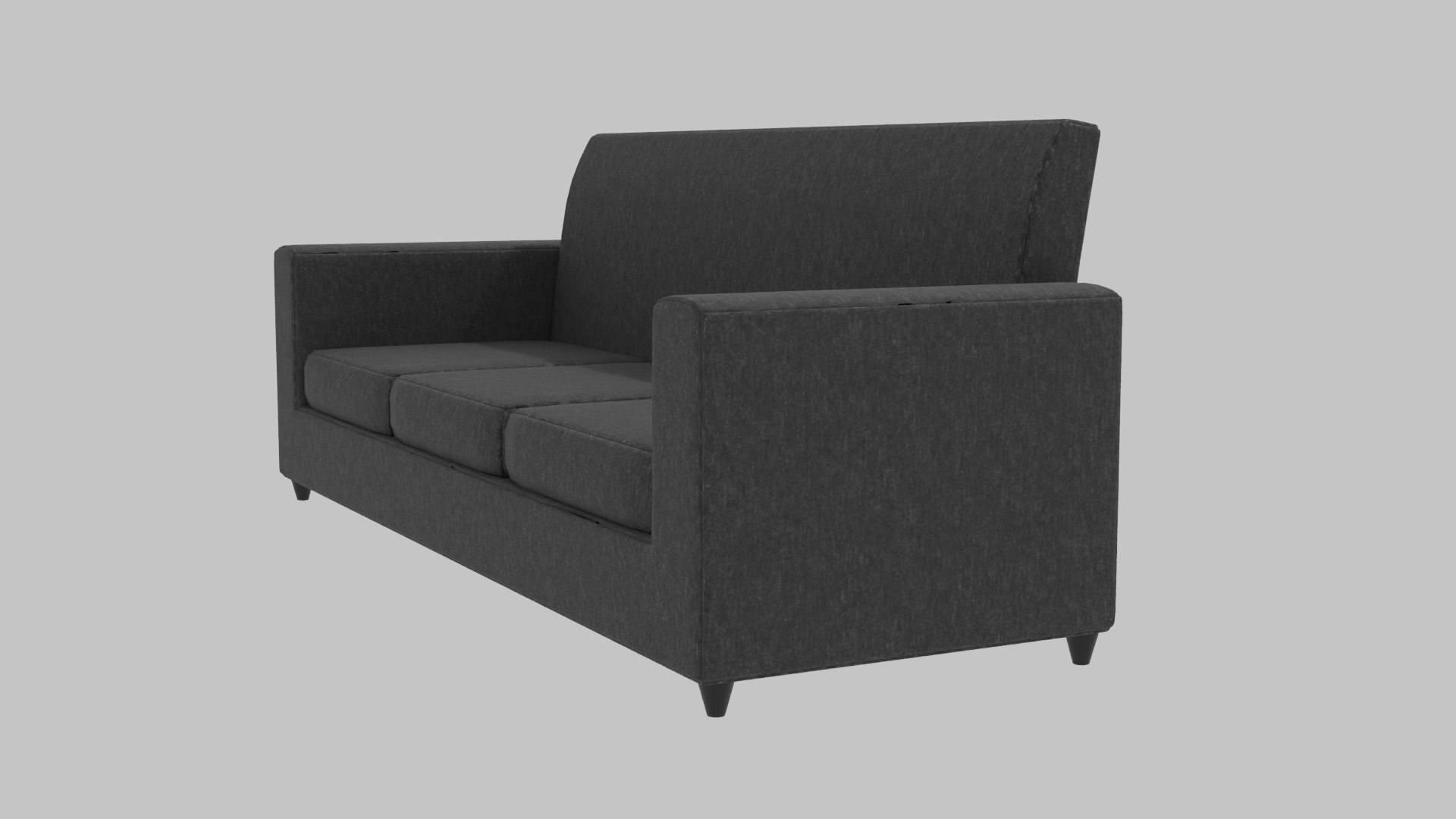 3D Grey couch TurboSquid 2174555