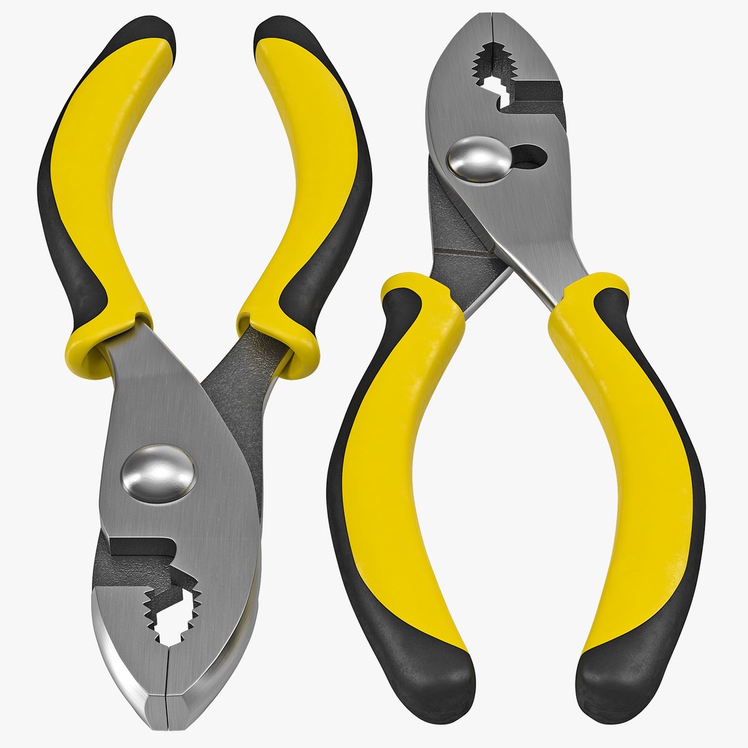 Slip Joint Plier 3D model preview