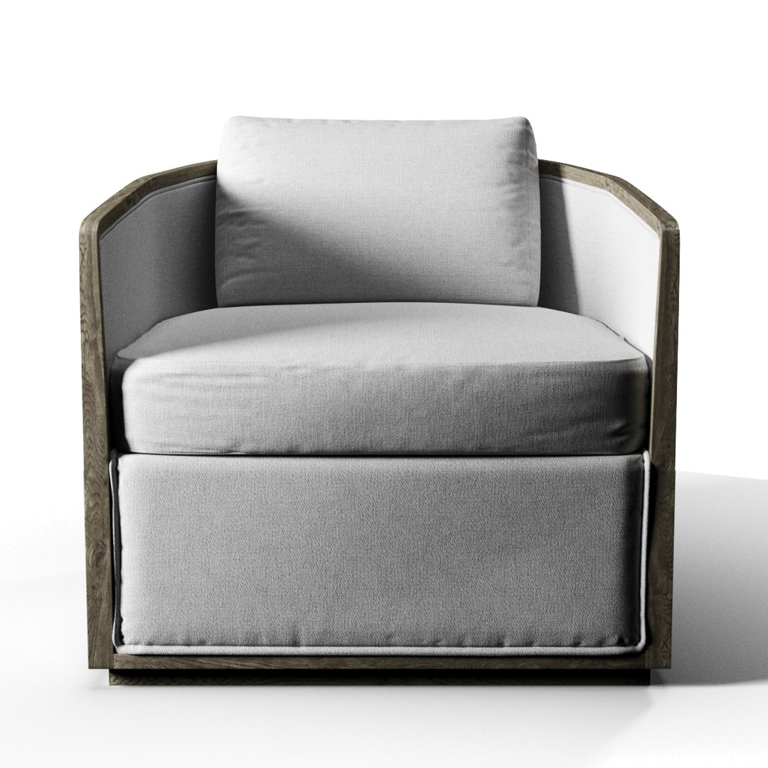 3D Model Dixon Swivel Chair TurboSquid 1628679