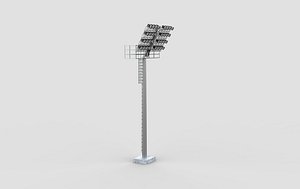 3D Stadium lighting 3D model