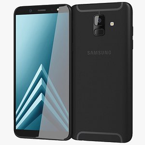 realistic samsung galaxy a6 3D model