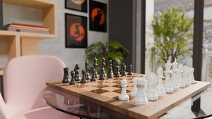 Chess Set Pawn Knight Bishop Queen Rook King