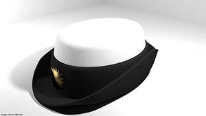 3D hat peaked