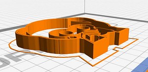3D monkey cookie cutter