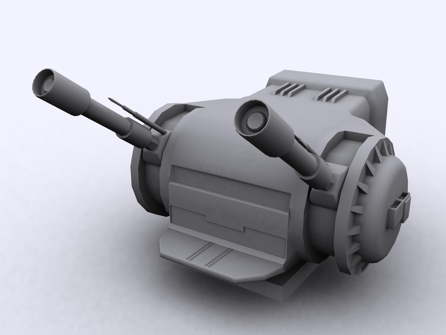 Free Dby-827 Heavy Dual Turbo 3d Model