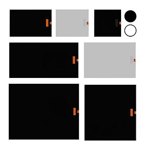 3D model Flush mounted electrical panel NILSON Quantum