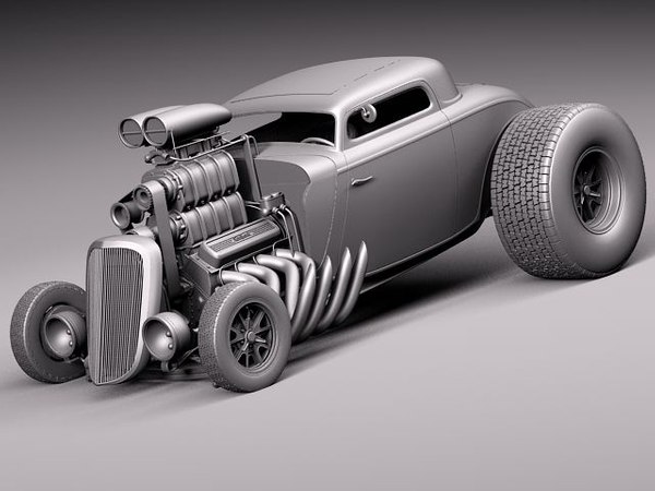 3d model 1933 33 rod