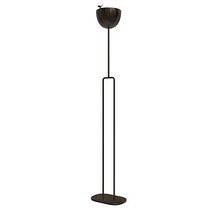 3D model Rooms studio iron floor lamp