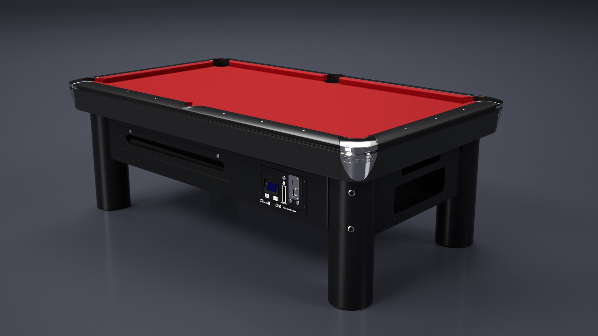 3D Pool Table Red Empty - TurboSquid 2217959